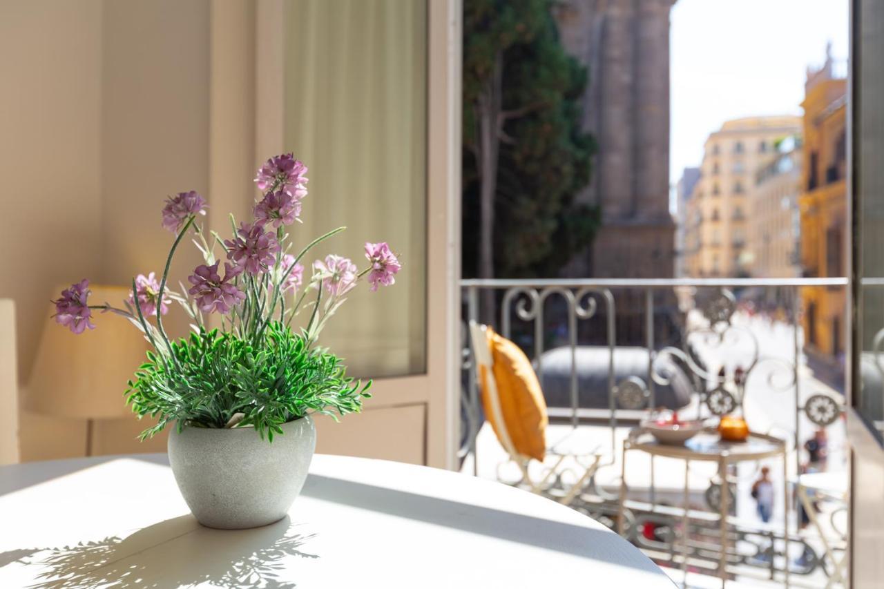 Luminoso Apartamento De Dos Habitaciones Con Vistas A Las Catedral Málaga Extérieur photo
