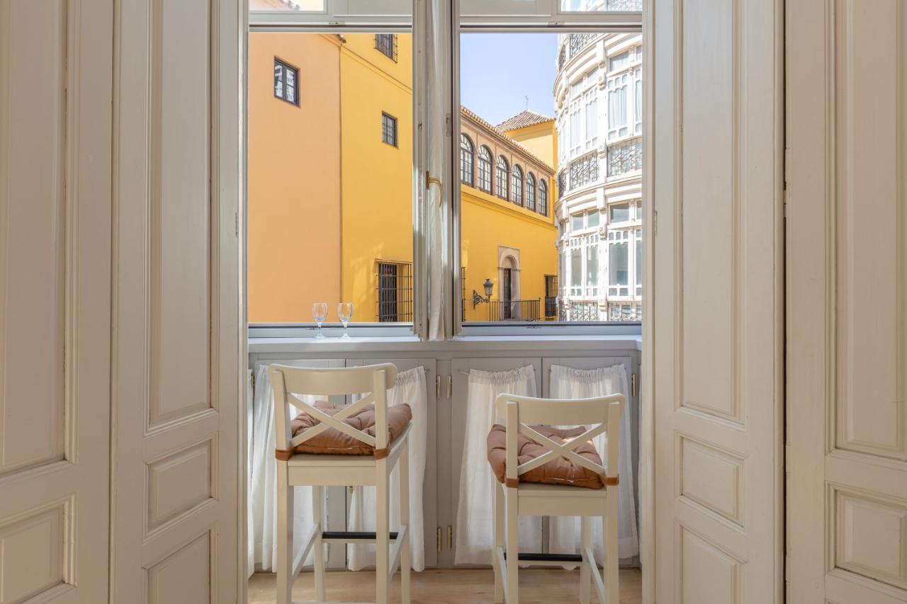 Luminoso Apartamento De Dos Habitaciones Con Vistas A Las Catedral Málaga Extérieur photo